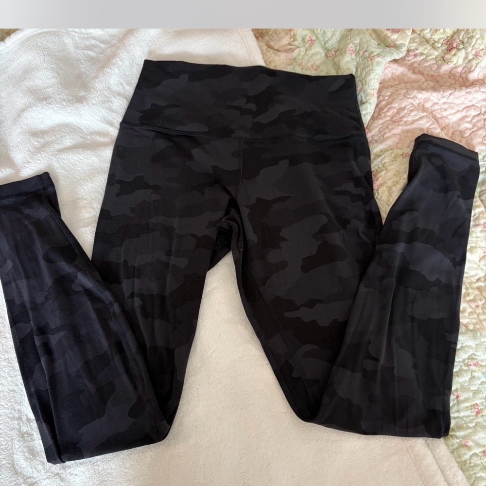 lululemon athletica Black Camouflage Leggings